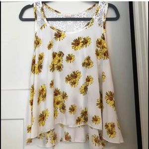 sunflower tank top!
